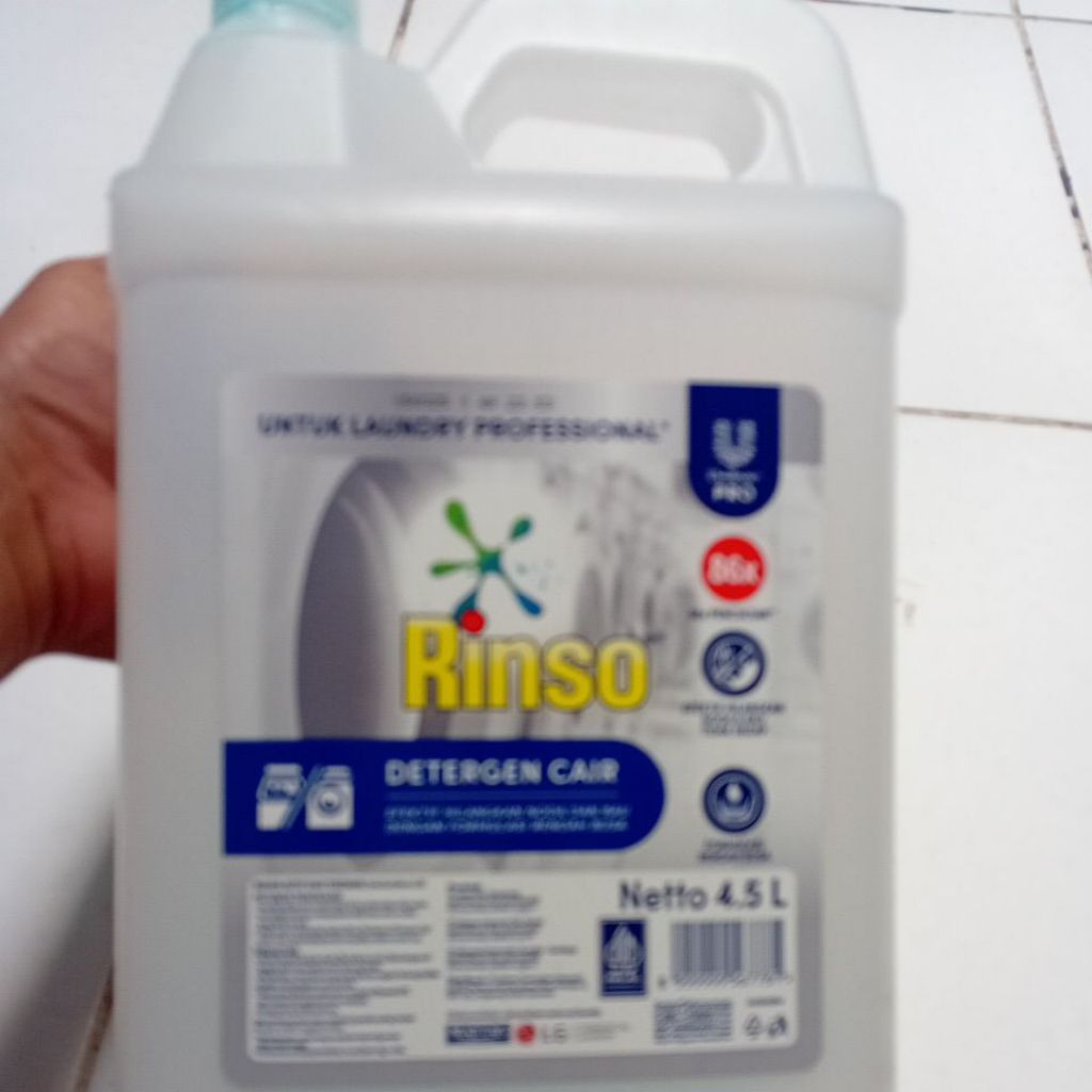 Jerigen bekas Rinso Matic Detergen Cair ORI