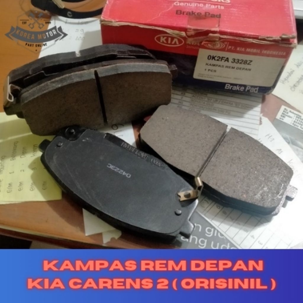 Kampas Rem Depan KIA Carens 2 ORIGINAL