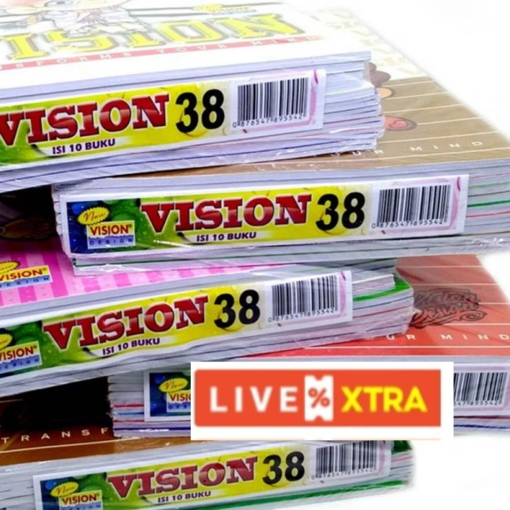 

Buku Tulis Vision Isi 38/58 Lembar 1 Pack