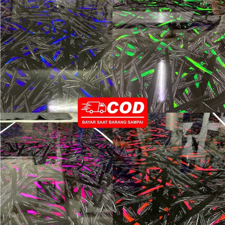 Stiker carbon forged utuh 120x100 stiker carbon hitam stiker karbon hitam kevlar skotlet karbon forg