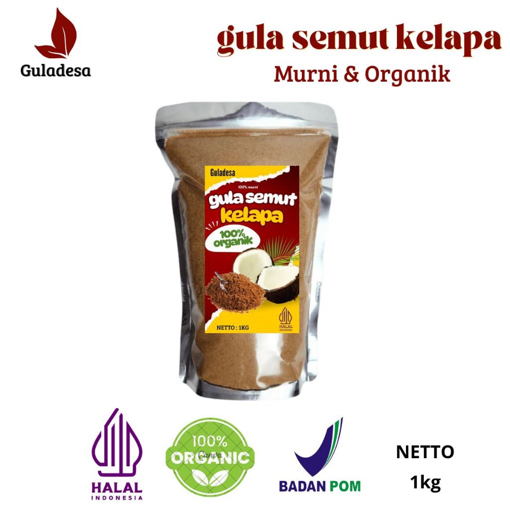 

Gula Kelapa Semut Organik 1 Kg Premium