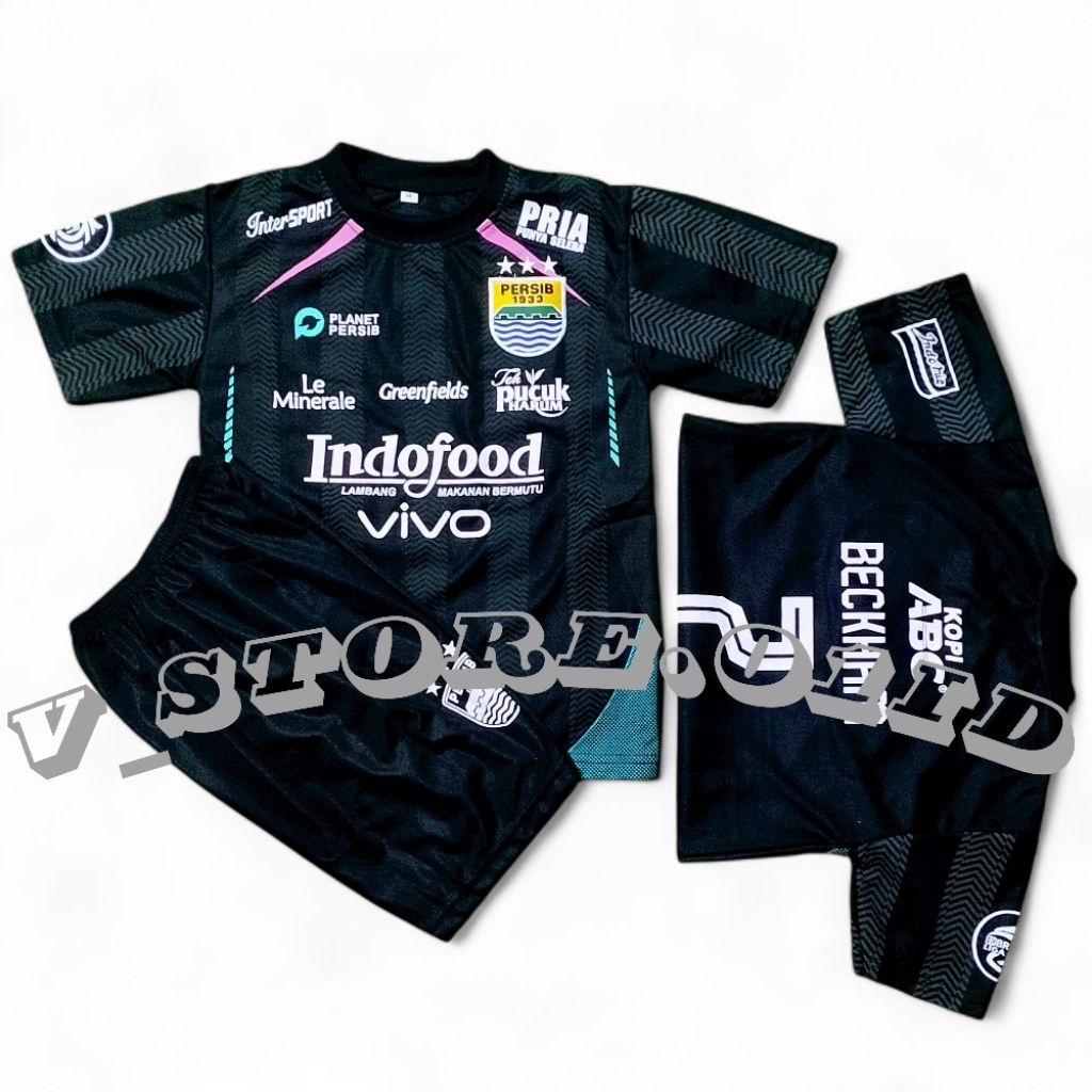 SETELAN JERSEY BOLA ANAK PERSIB CIRO USIA 1-15 TAHUN