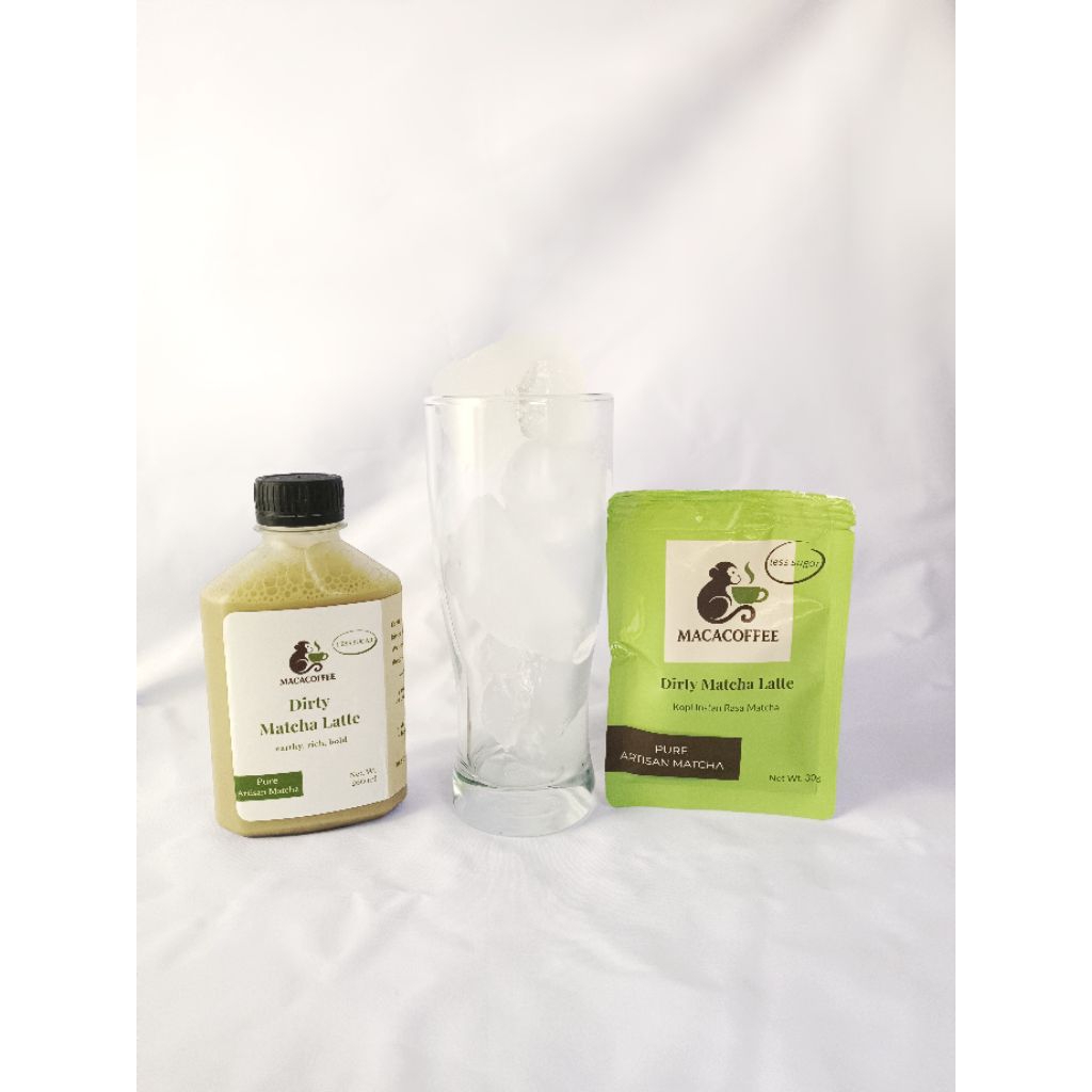 

KOPI INSTANT DIRTY MATCHA LATTE by MACACOFFEE | PREMIUM INSTANT COFFEE