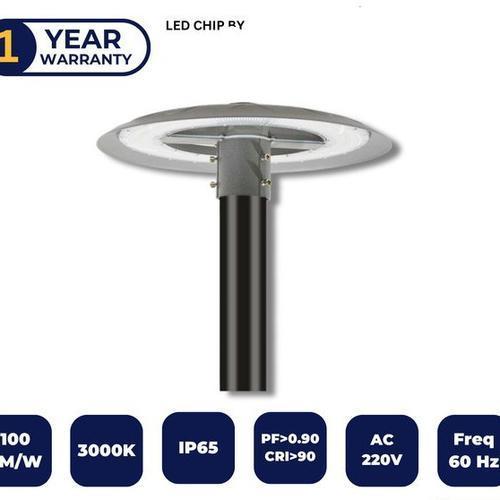 Lampu Taman LED UFO 100W 100 WATT 110-240V Garden Street Light Area LED Jalan ARTALUX 3000K Kuning W