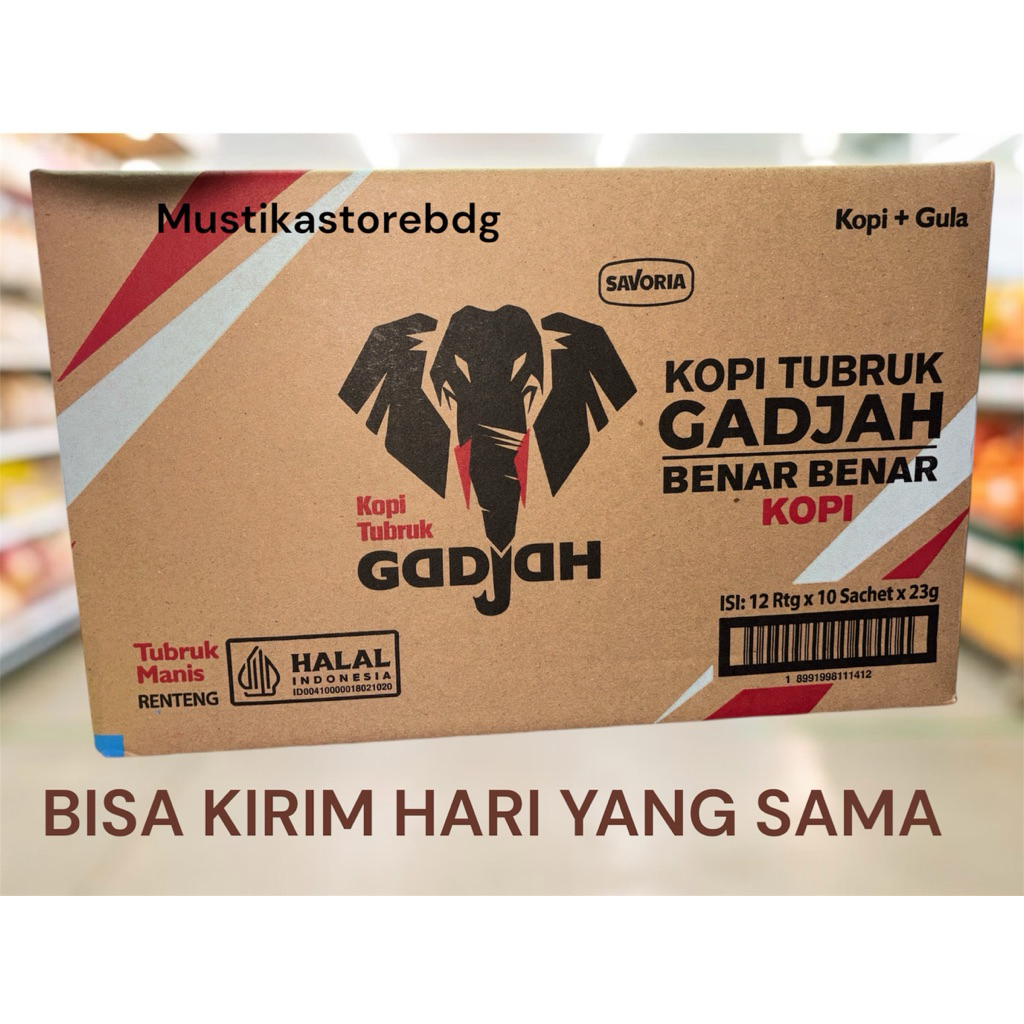 

RENCENG Kopi Tubruk Gadjah Manis Isi 12 Renceng