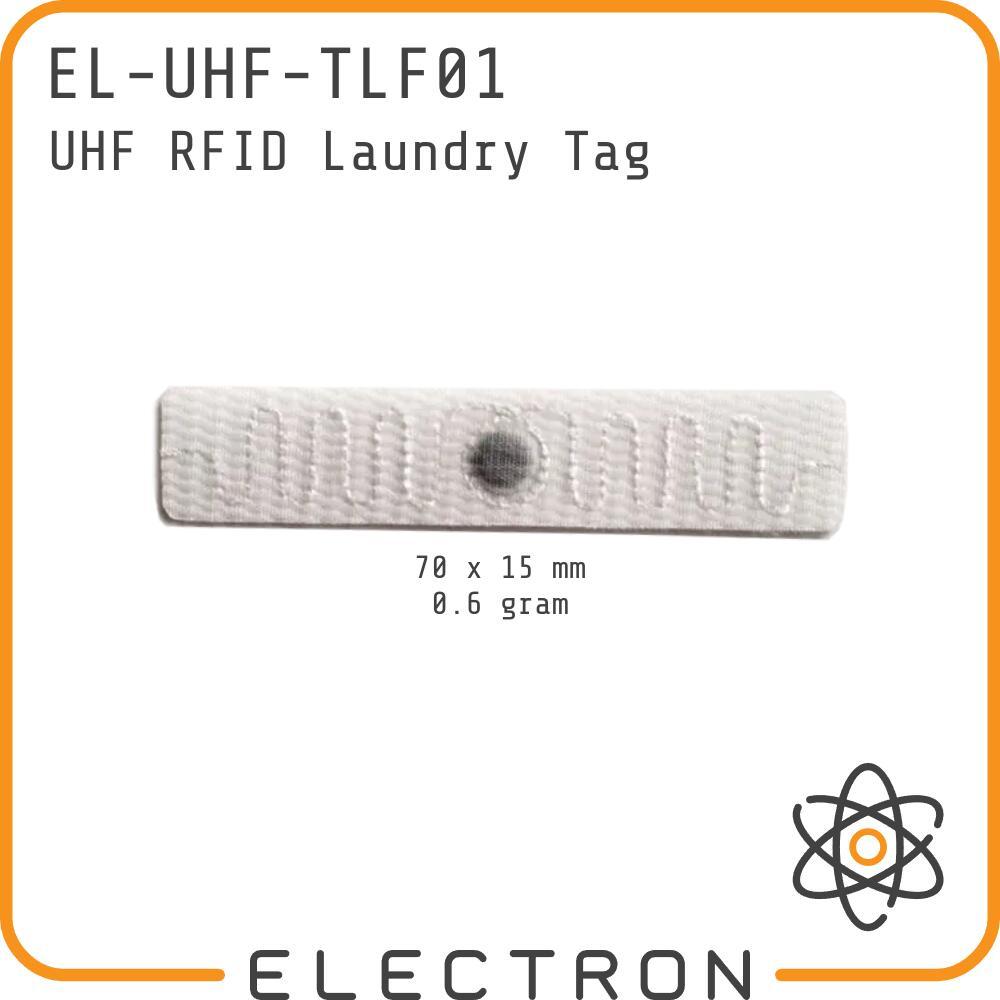 EL-UHF-TLF01 UHF RFID Laundry Tag Flexible Fabric Kain Pakaian
