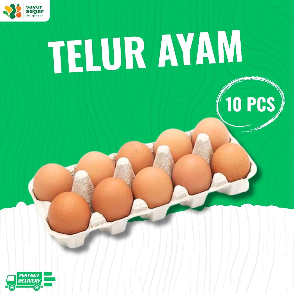 

Telur Ayam 10 pcs - Sayur Segar Denpasar