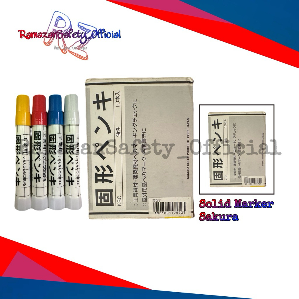 

Solid Marker Steel Sakura Made In Japan Original Termurah