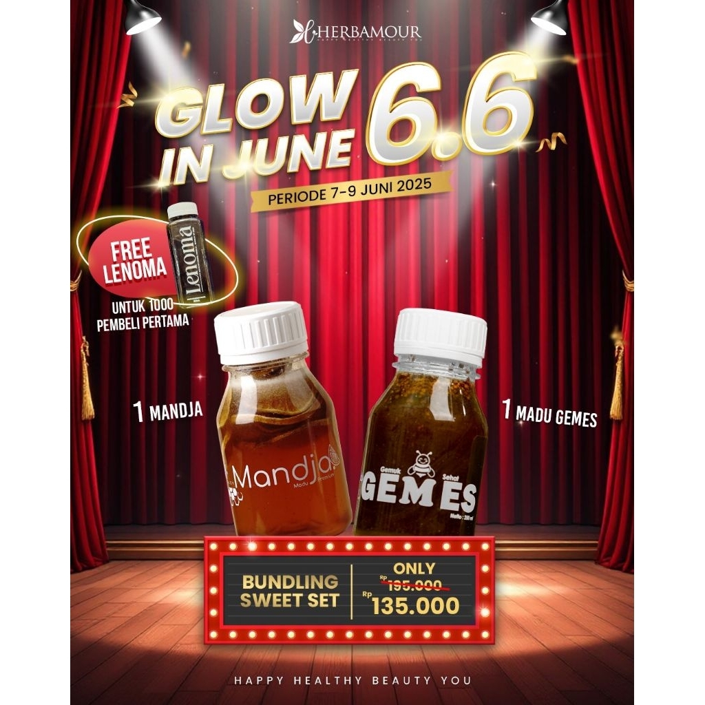 

PROMO 6.6 JUNE GLOW PAKET MADU