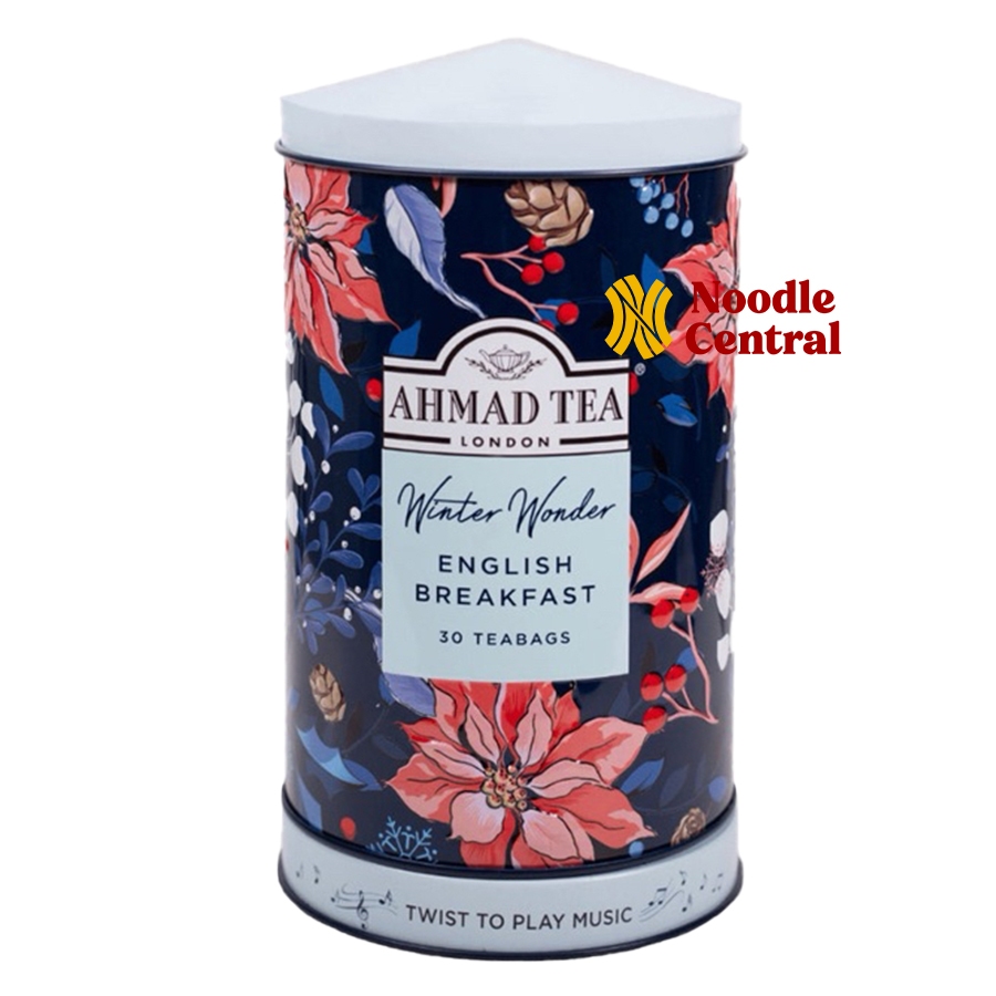 

Ahmad Tea - Winter Music Caddy English Breakfast 30's 60 gr (Christmas Edition) / Tea Caddy Music Box Gift