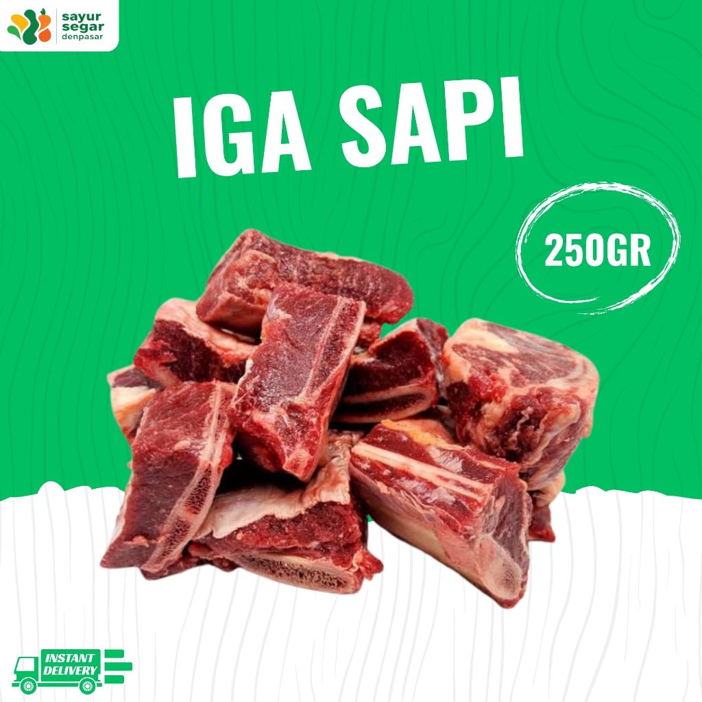 

Iga Sapi 250gr - Sayur Segar Denpasar