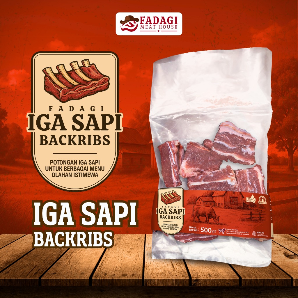 

Jual Tulang Iga Sapi Backribs | 500 gr - Fadagi Meat House - Toko Daging Tangerang Selatan