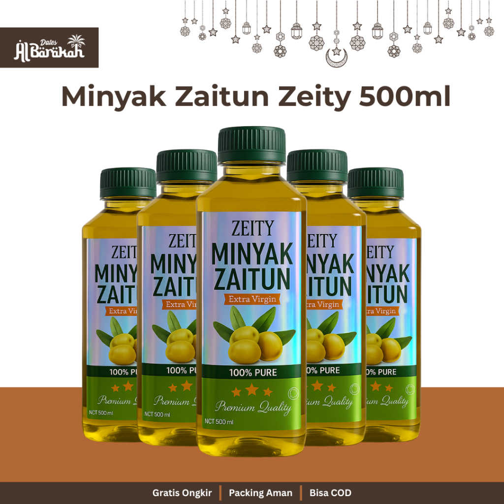 

Minyak Zaitun Extra Virgin Olive Oil Original Premium Kemasan 500ml by Zeity