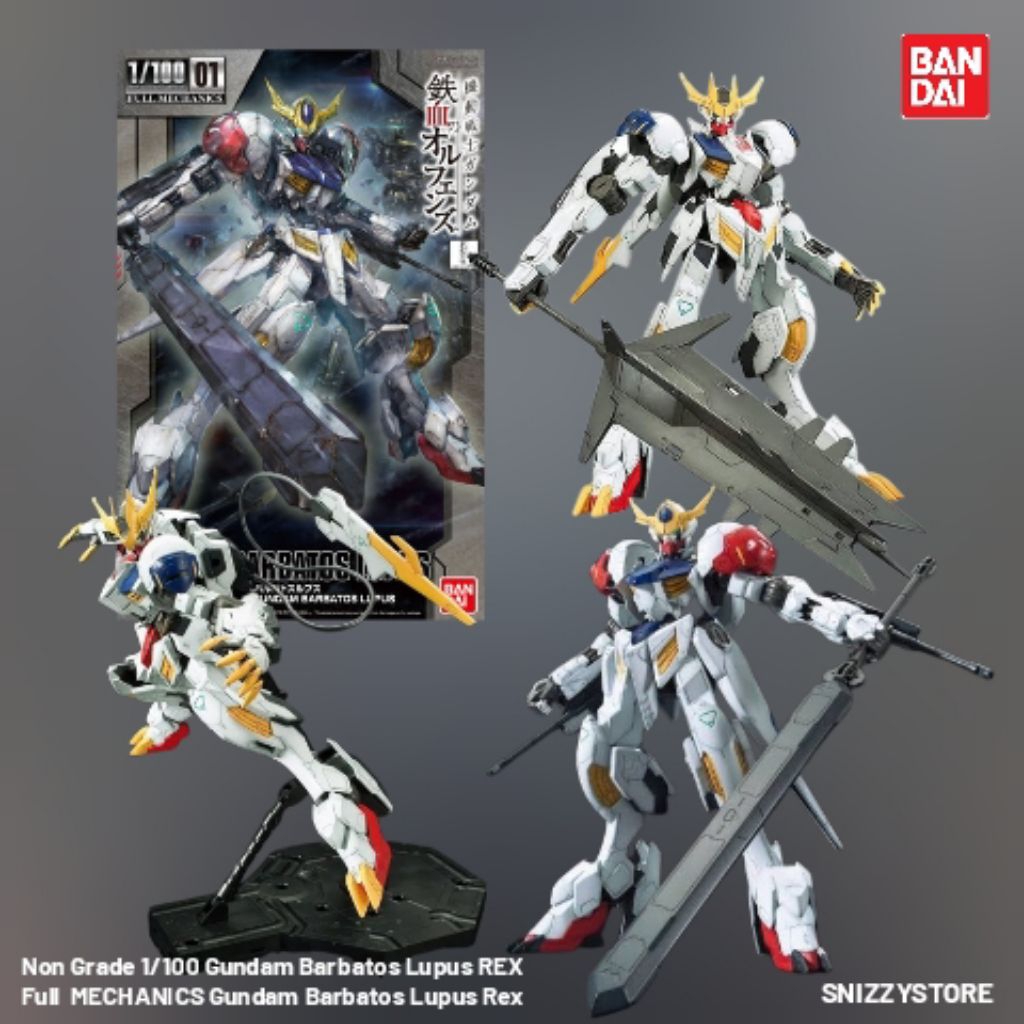 Bandai Gundam NG 1/100 Gundam Barbatos Lupus REX Full MECHANICS Gundam Barbatos Lupus Rex