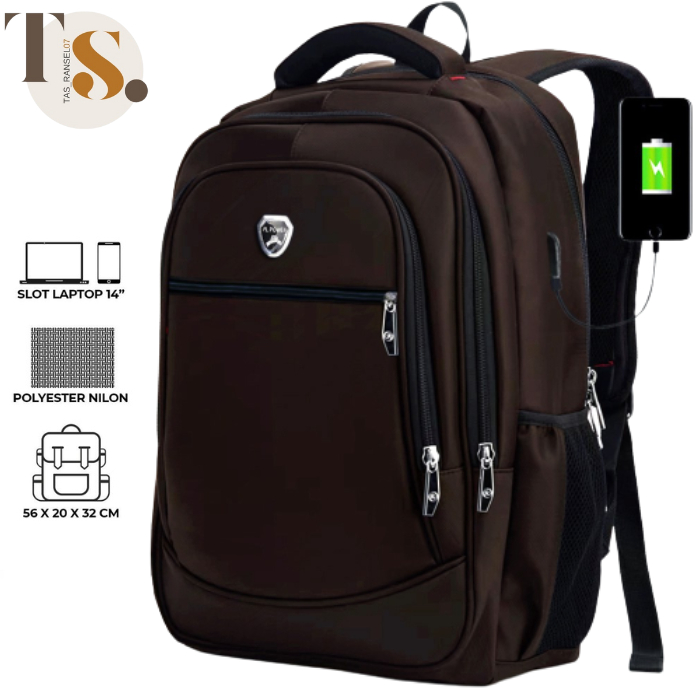 Tas Ransel Polo Alto Anak Sekolah Laki Laki SD SMP SMA Tas Polo Pria Dewasa Jumbo Travel Besar Anti 