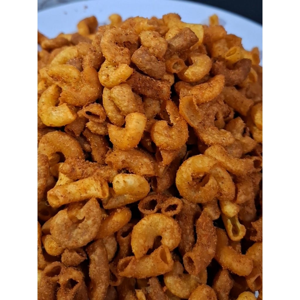 

Makaroni Pedas Gurih 150gr | Camilan Kekinian | Enak Gurih Pedas