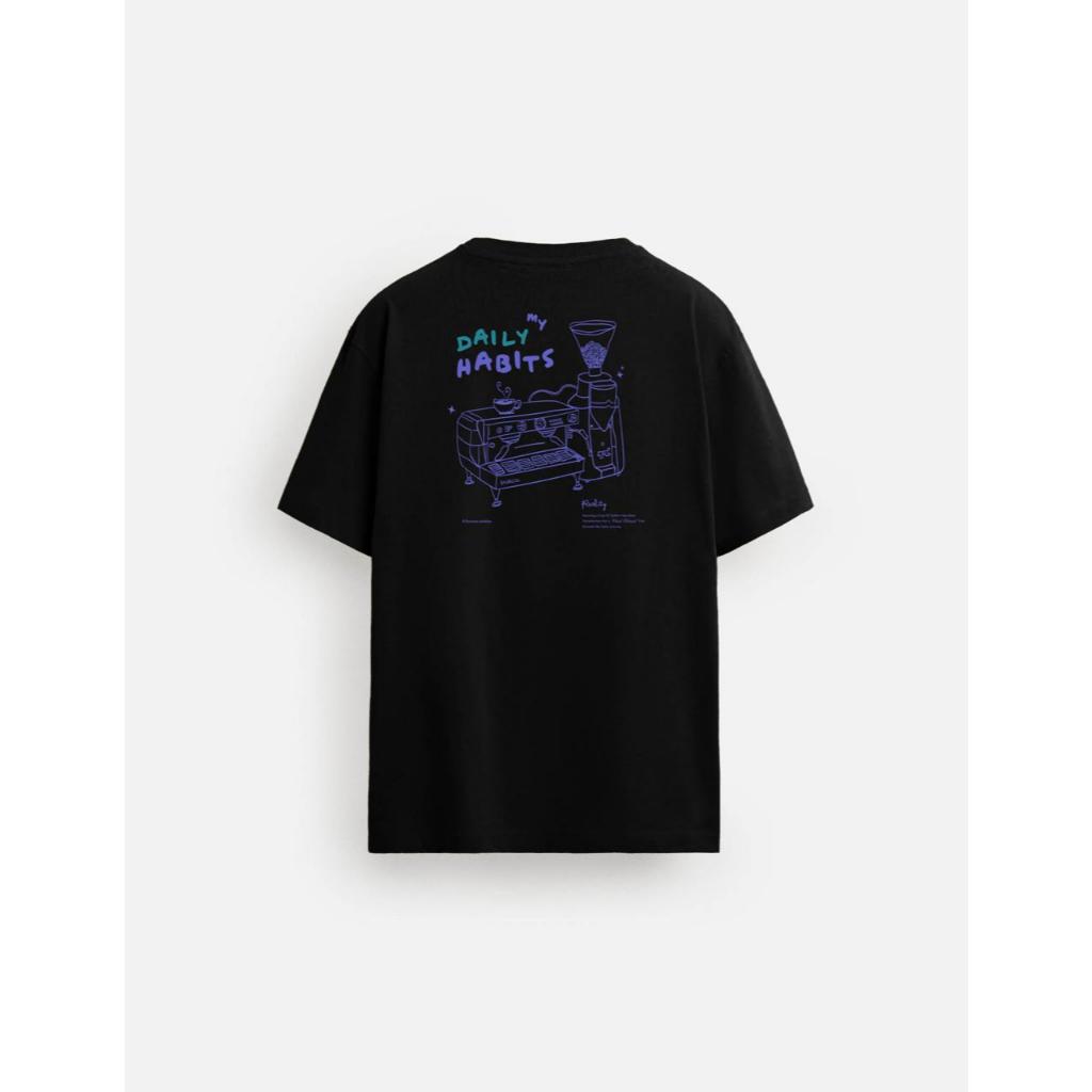 EXVECTO T-SHIRT - DAILY HABITS BLACK