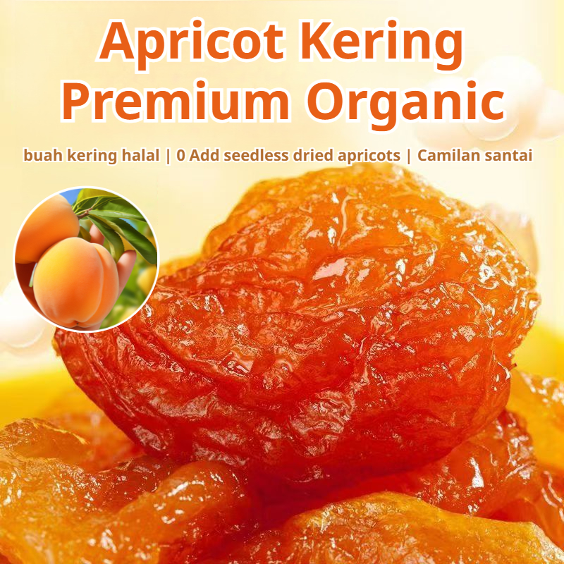 

❤️Pengiriman 24 jam⚡【Beli 1 Gratis 2】Dried Apricot 250g 0 Additive Pitted Dried Red Apricots/Premium Dried Fruits/Organik Aprikot Merah Yang Diawet Tanpa Biji/Aprikot Kering Lembut Dan Lazat /Asam Manis Untuk Menghilangkan Lemak Dan Melangsingkan Tubuh