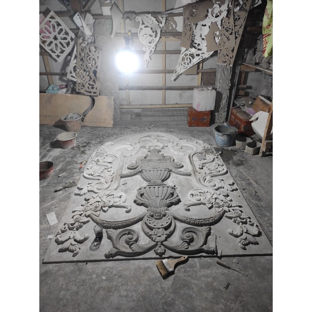 ornamen dinding kolam/ornamen dinding pagar