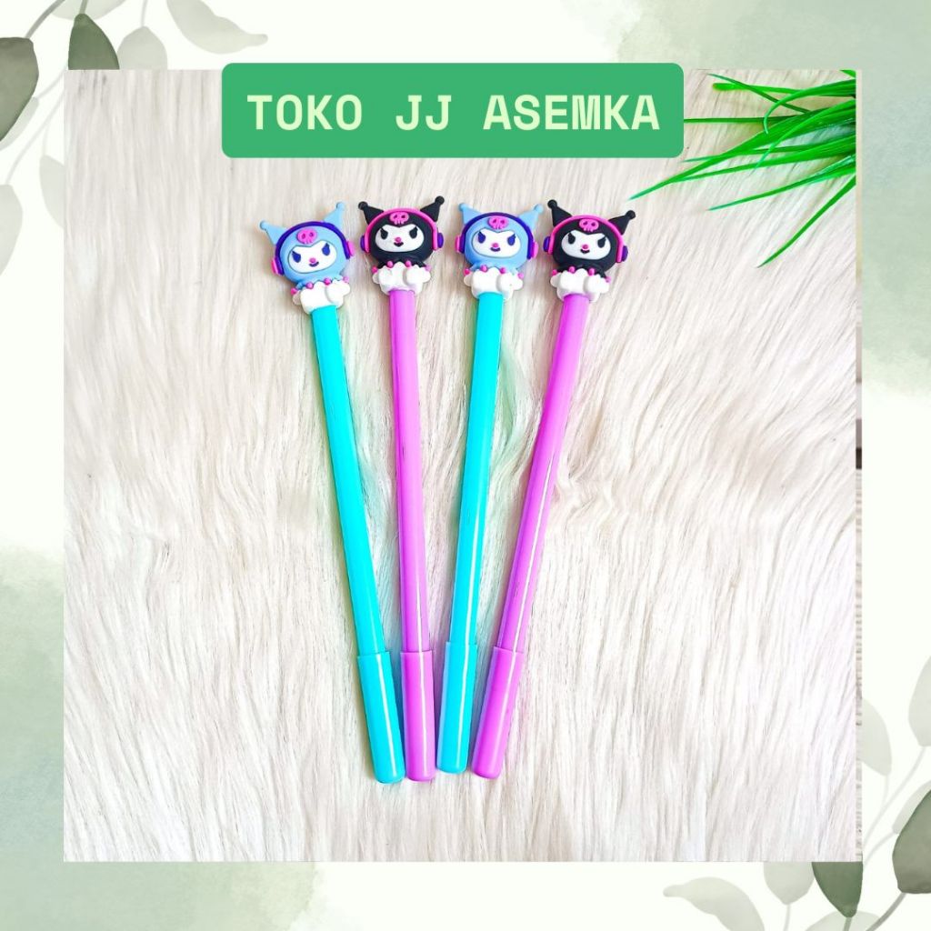 

PULPEN GEL KUROMI HEADSET LUCU UNIK KARAKTER ALAT TULIS SEKOLAH TERMURAH COD