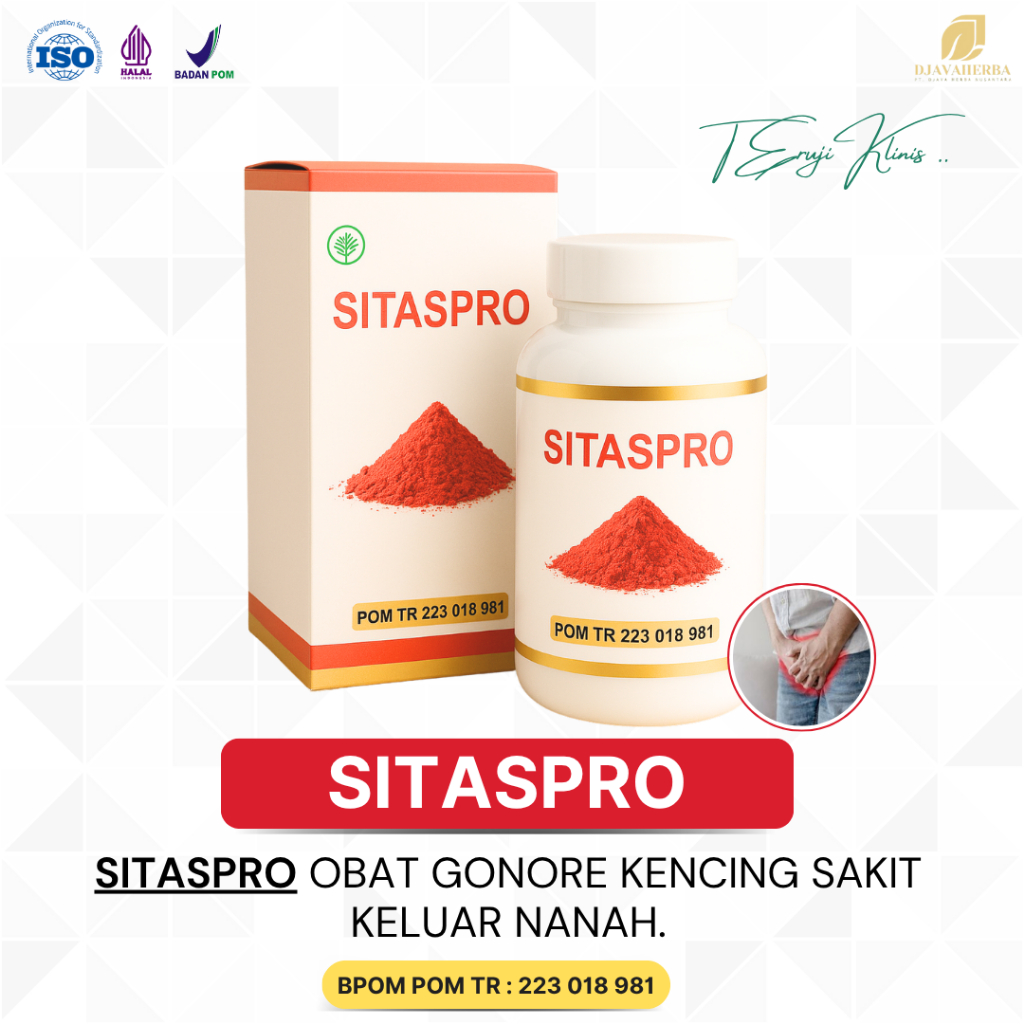 Obat Gonore Kencing Sakit Keluar Nanah - Sitaspro Ampuh Tanpa Efek Samping