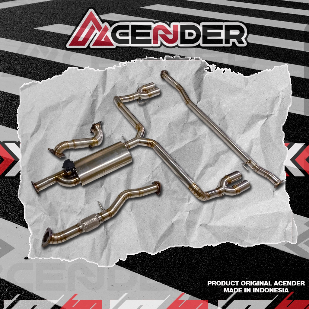 KNALPOT VALVETRONIC CIVIC TURBO CRV TURBO PNP TINGGAL PASANG