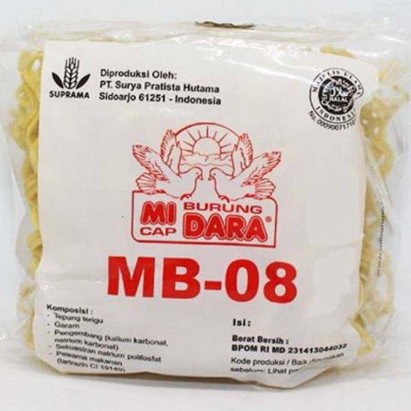 

Mi Cap Burung Dara MB-08 28gr – Mi Telur Mini untuk Tekwan, Bakso, Mi Kuah | Mirai Foodies