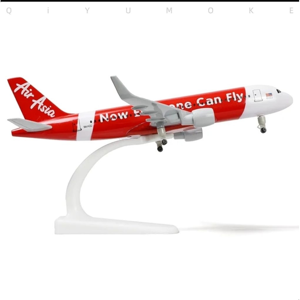 Miniatur Pesawat Air Asia A320 20cm