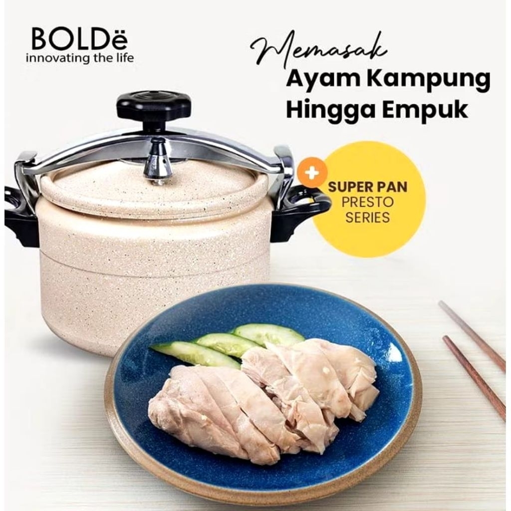 BOLDe Super PAN Presto - Granite Series 7 Liter / Presto Bolde