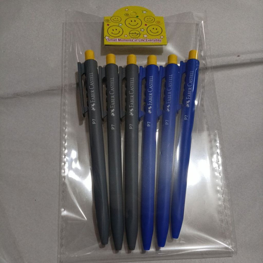 

Faber-Castell Pulpen/Ballpoint P7 set 6 Warna Dove