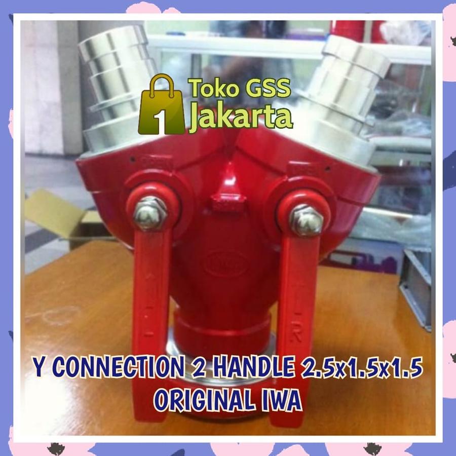 Y Connection 2 Handle Firehose 2.5x1.5x1.5 IWA Connector Original