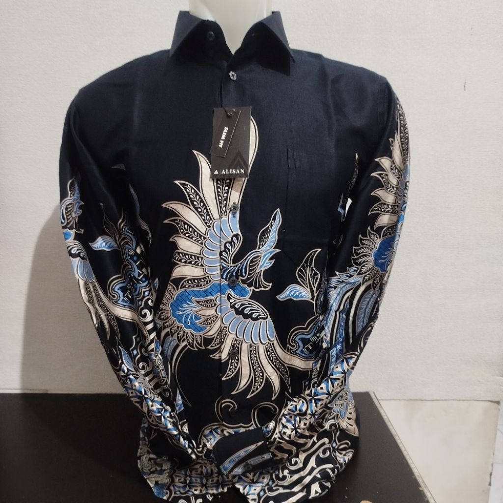 Lengan Panjang Slimfit ALISAN Batik 00639 Motif Burung Garuda