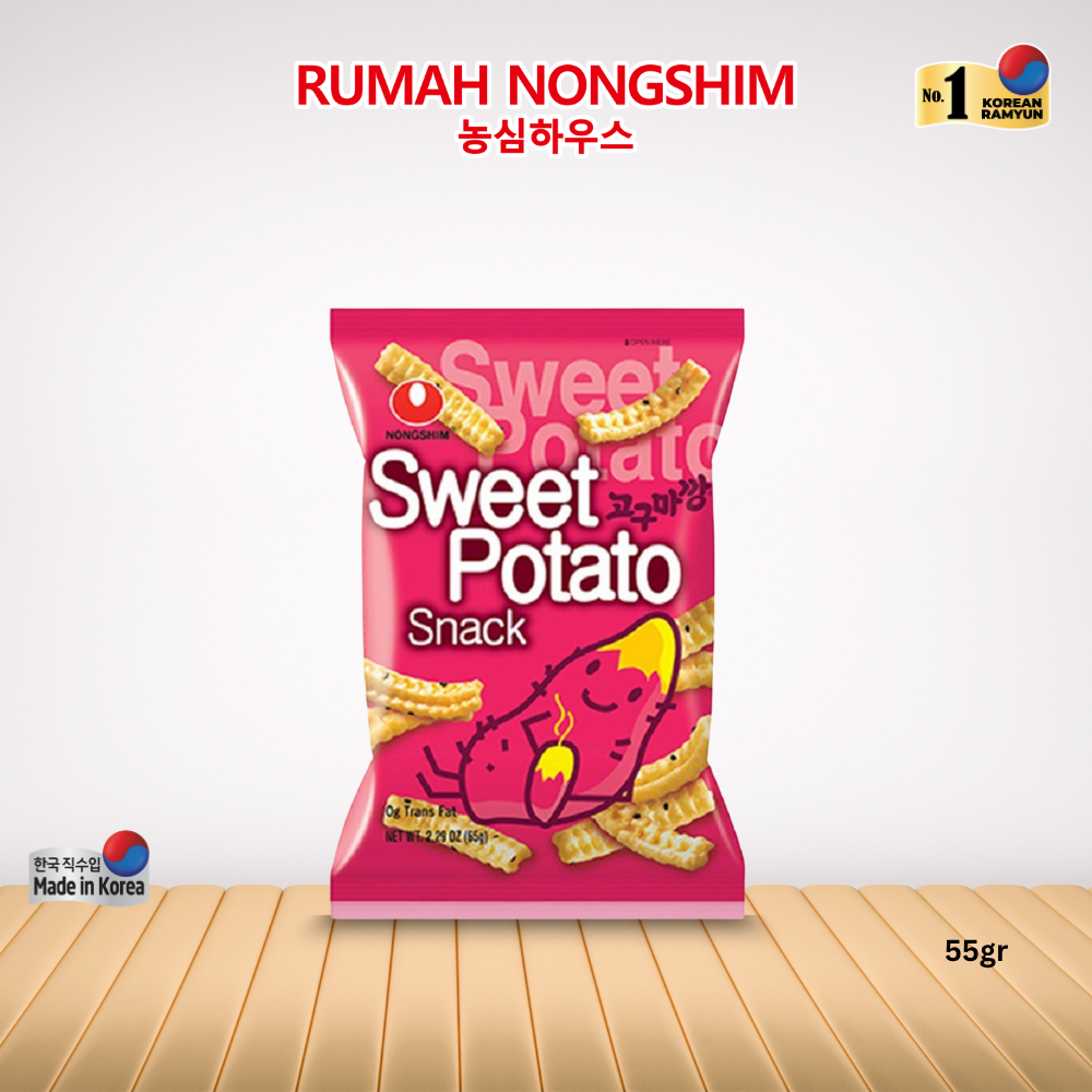 

Nongshim SWEET Potato Snack 55 gram Snack Rasa Ubi Asli dari Korea