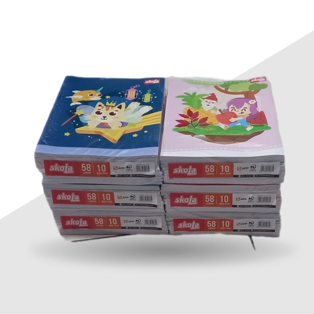 

Buku tulis SKOLA dari sidu 58 lembar
