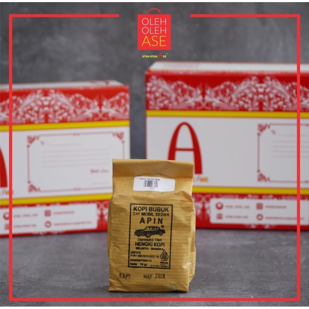 OTAK OTAK ASE - Kopi Apin Kecil Khas Bangka 70GR (1323)