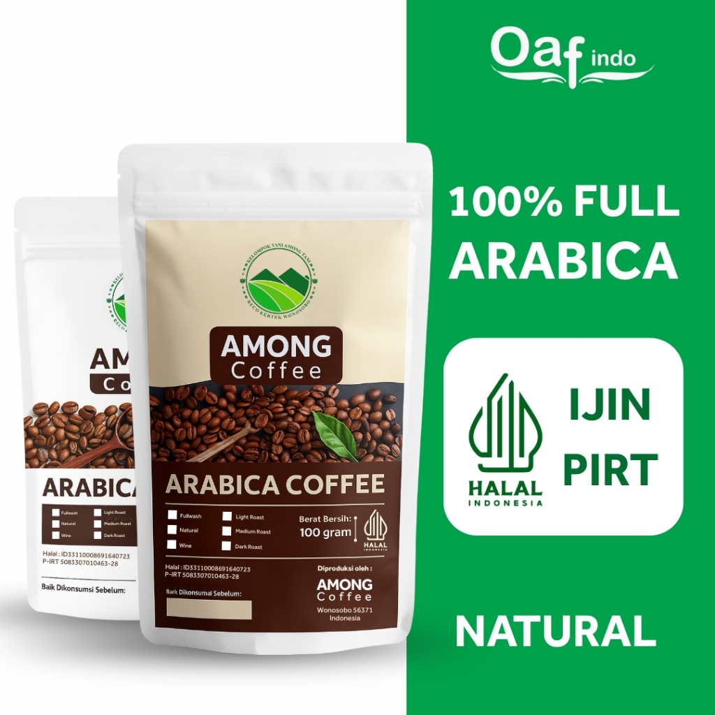 Among Tani Kopi Arabica Temanggung Coffee Posong Proses Natural