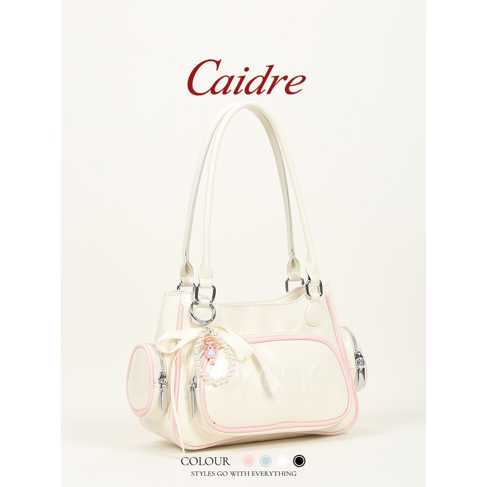 Caidre Tas Ketek Banyak Kantong Wanita Vintage Handbag Eksklusif