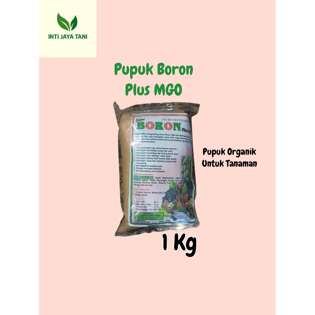 Pupuk Boron Plus Mgo Kemasan 1 Kg