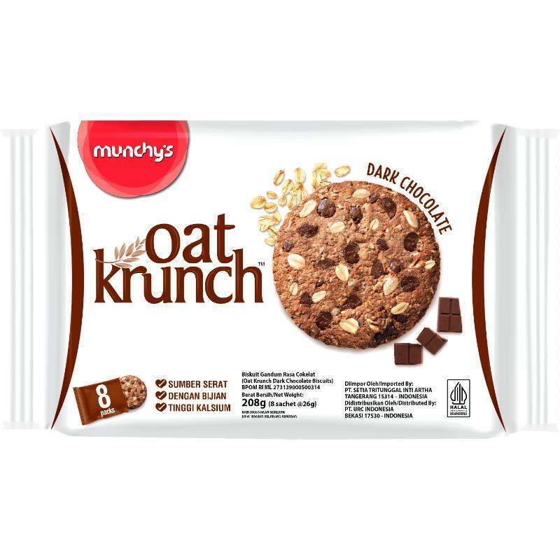 

MUNCHYS OAT KRUNCH DARK CHOCOLATE PCK 208 GR 9556439885165
