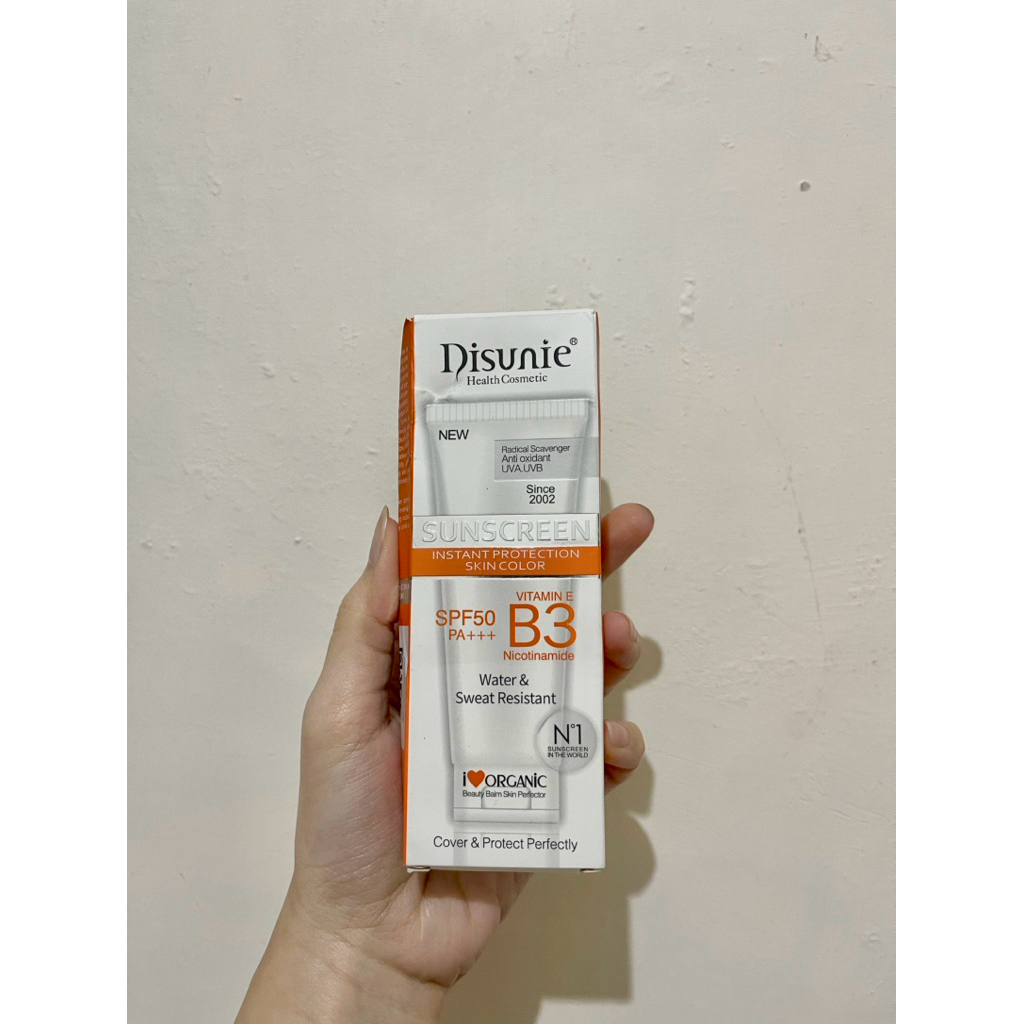 Preloved DISUNIE Niacinamide Sunscreen & Salicylic Acid Gel cream