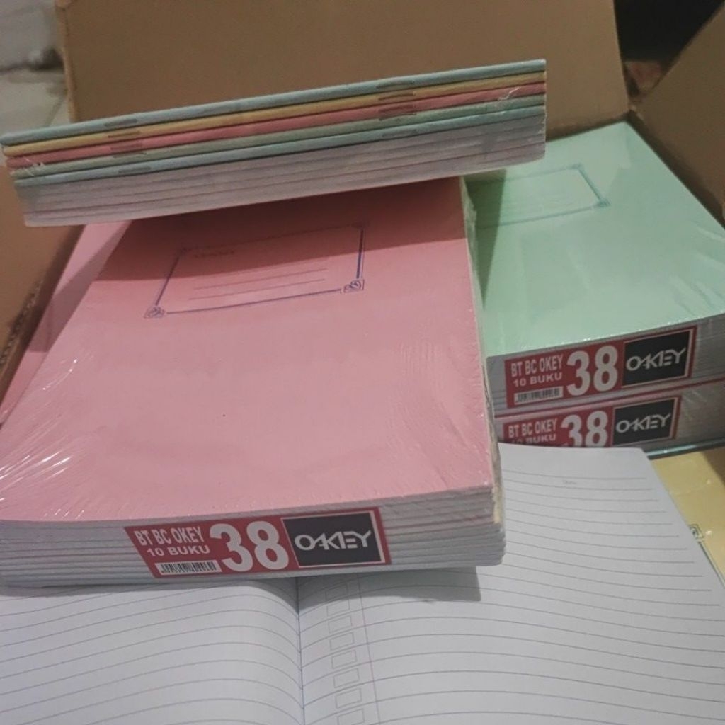 

Buku Tulis Okey 38 Lembar 1 Pack