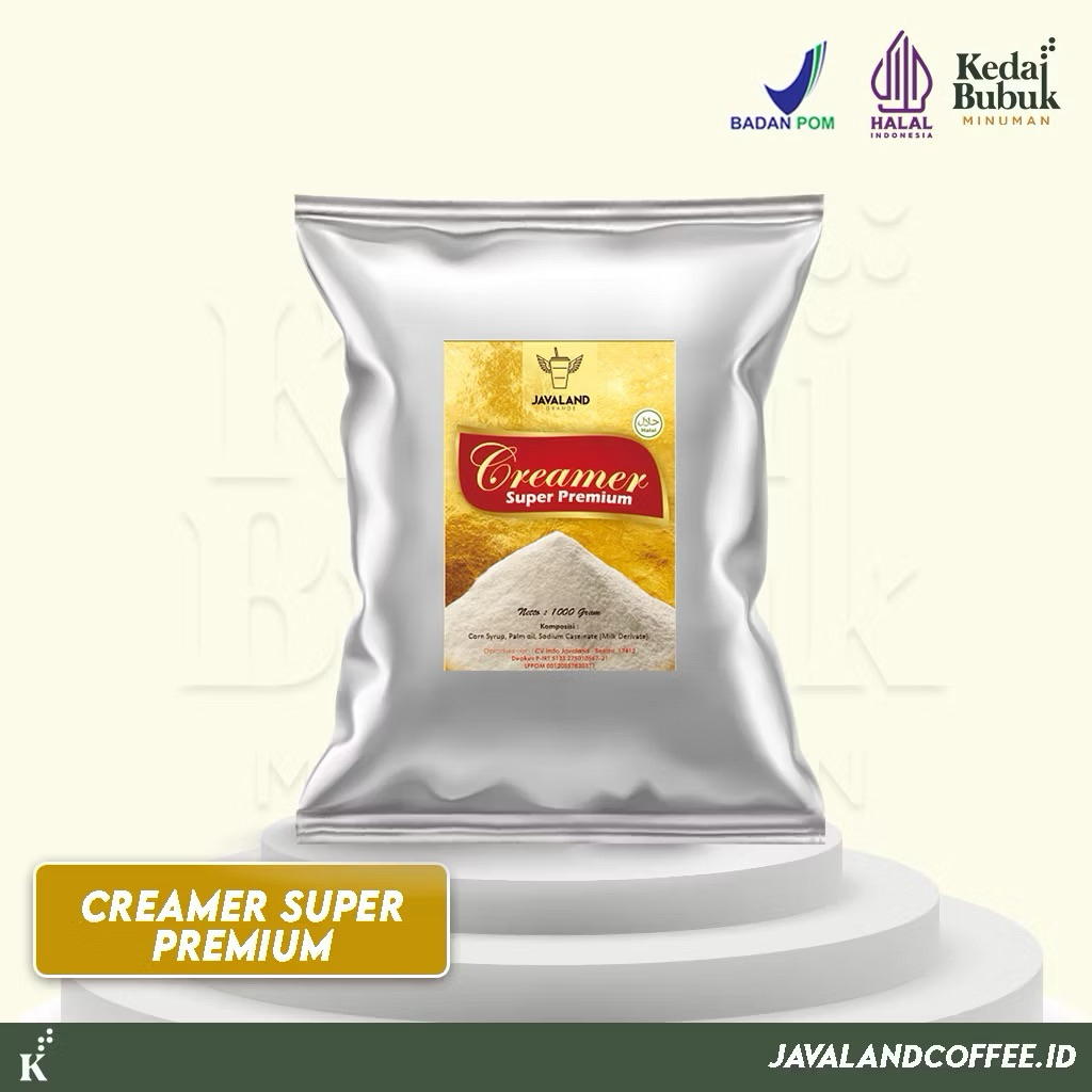 

Javaland Bubuk Creamer / Krimer 1Kg - Super Premium | Non Dairy | Creamy Café