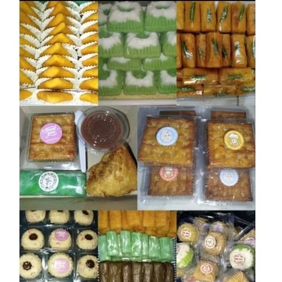 

Aneka jajanan isian snack box