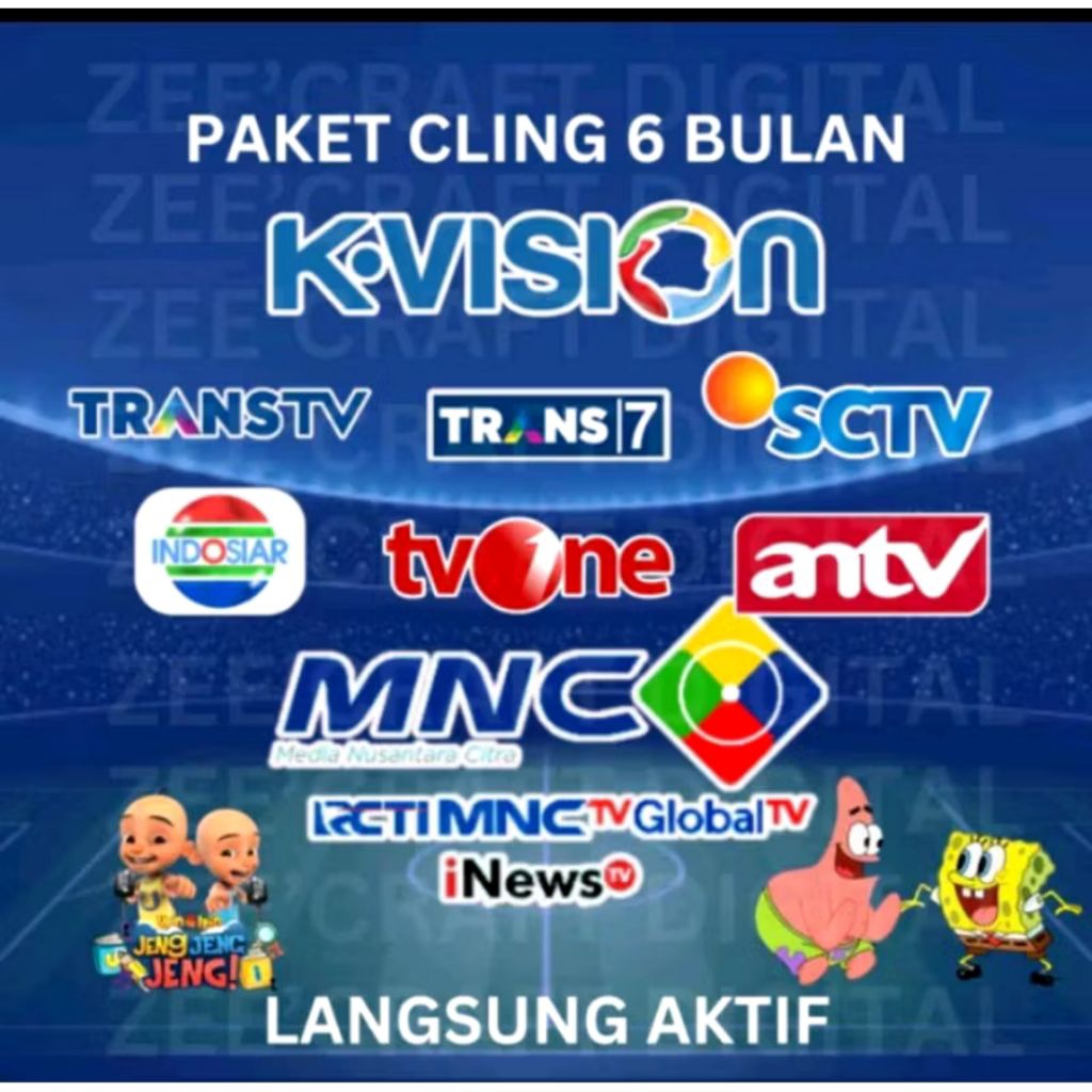Paket tv CLING Kvision TERMURAH