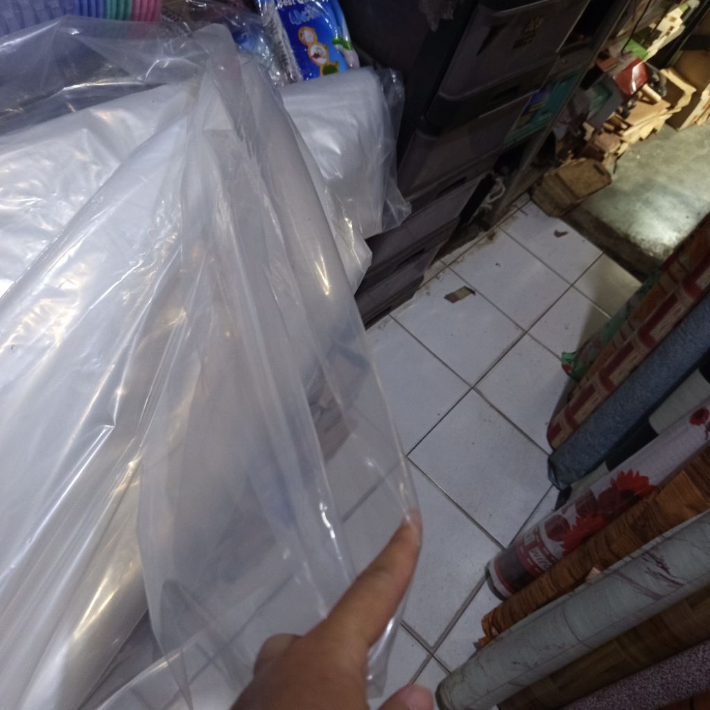 plastik double plastik 1 meter plastik 1,5 meter plastik genteng plastik lebar