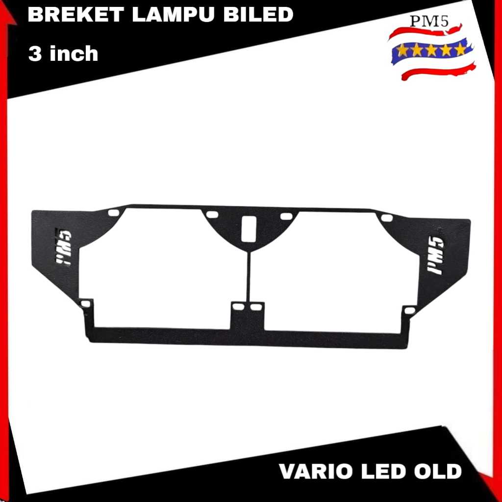 Breket Lampu biled 3 inch dudukan lampu biled Vario Led Old