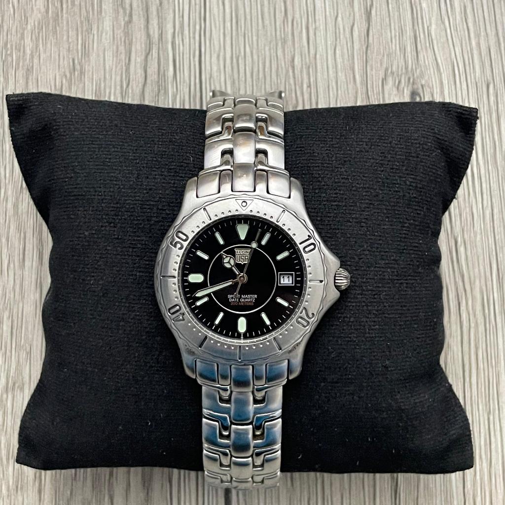Jam Tangan Pria Elgin Sport Master Date Quartz 200 meters