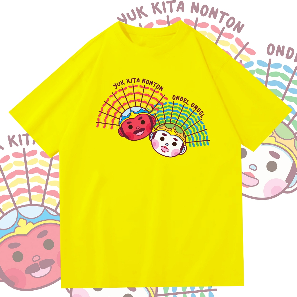 SAYES - KAOS ONDEL-ONDEL TSHIRT KAOS ONDEL2 KAOS ONDEL ONDEL JAKARTA