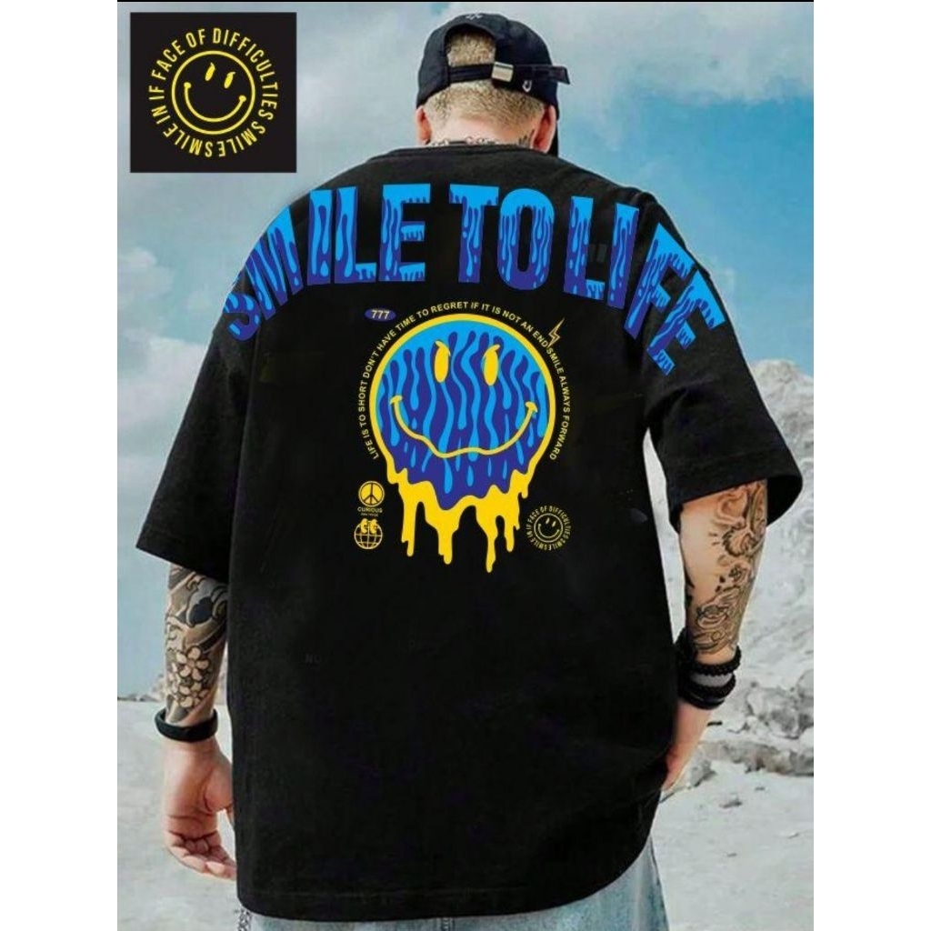 Kaos Man Allsize Smile To Life