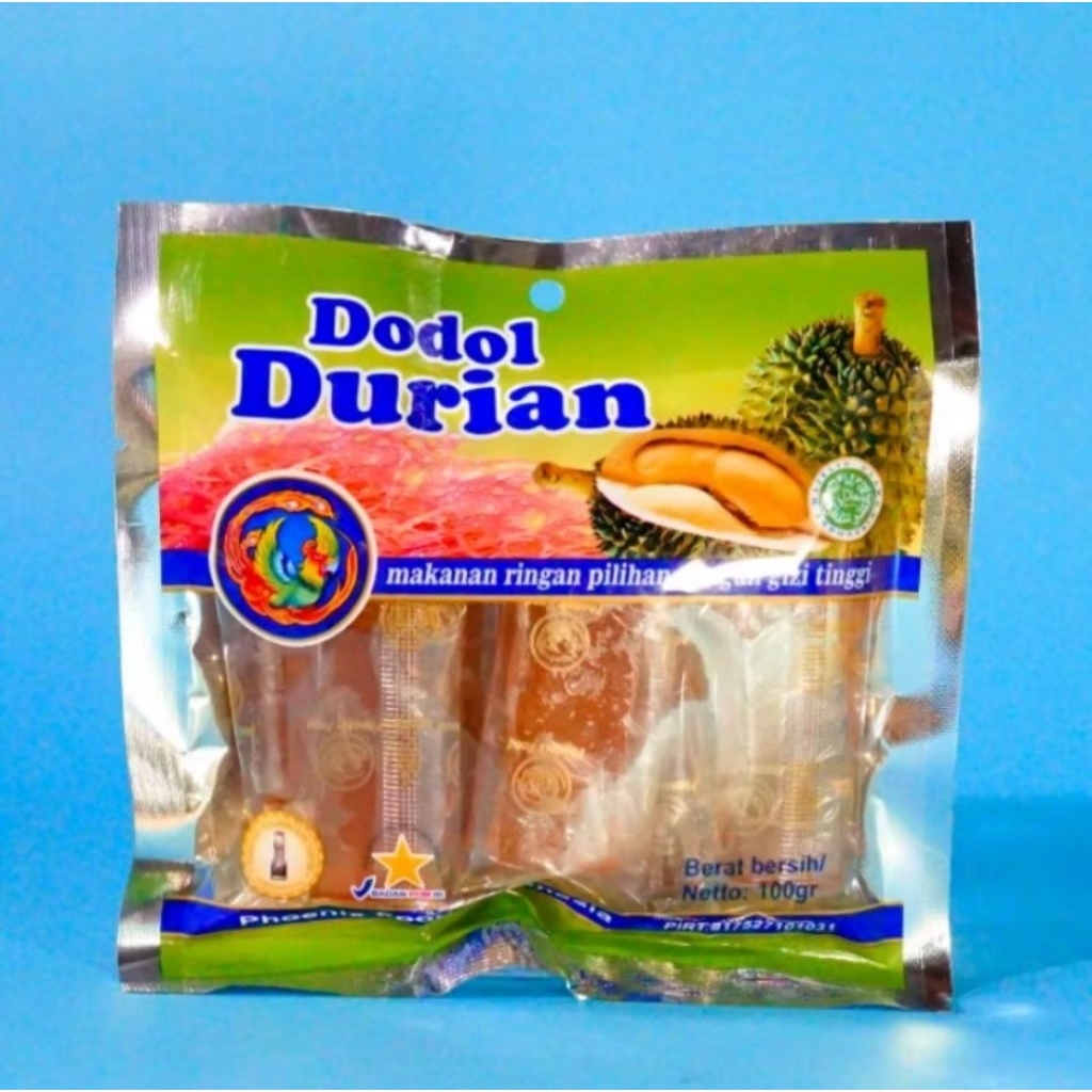 

Dodol durian kemasan aluminium foil 90 gr